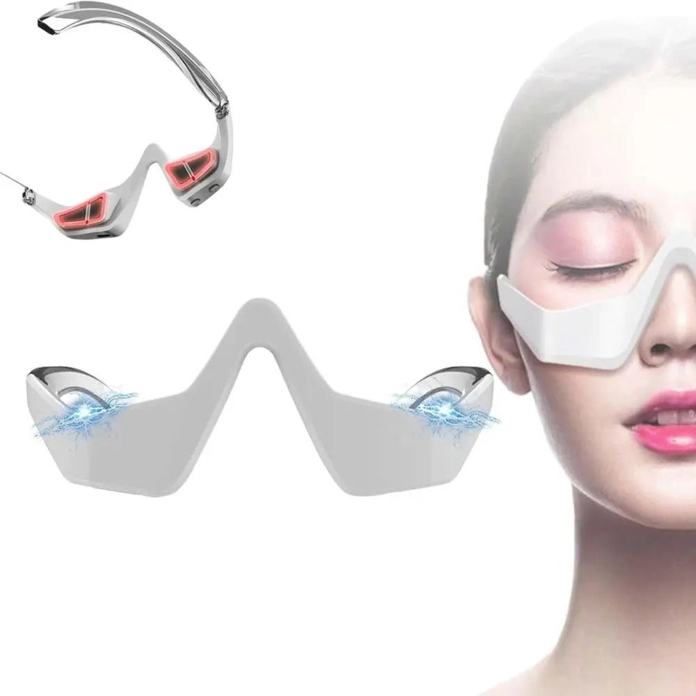 Electric Eye Care Massager Device - Light Eye Protection Frames with Massage Function, Anti Dark Circles, Bags and Wrinkle Remover Device