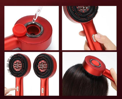 Electric Massage Laser Comb – 3-in-1  Comb with Portable Red Light Therapy with Essence Oil Applicator for Revitalized Hair Follicles and Luxurious Locks
