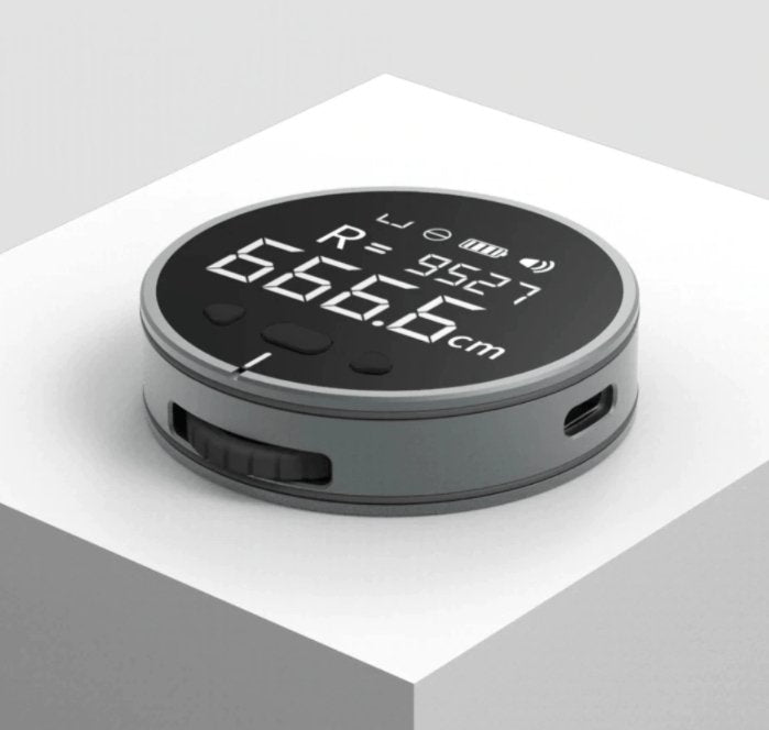Electric Rolling Tape Measure - Digital Measuring Tape with HD LCD Screen and Rangefinder