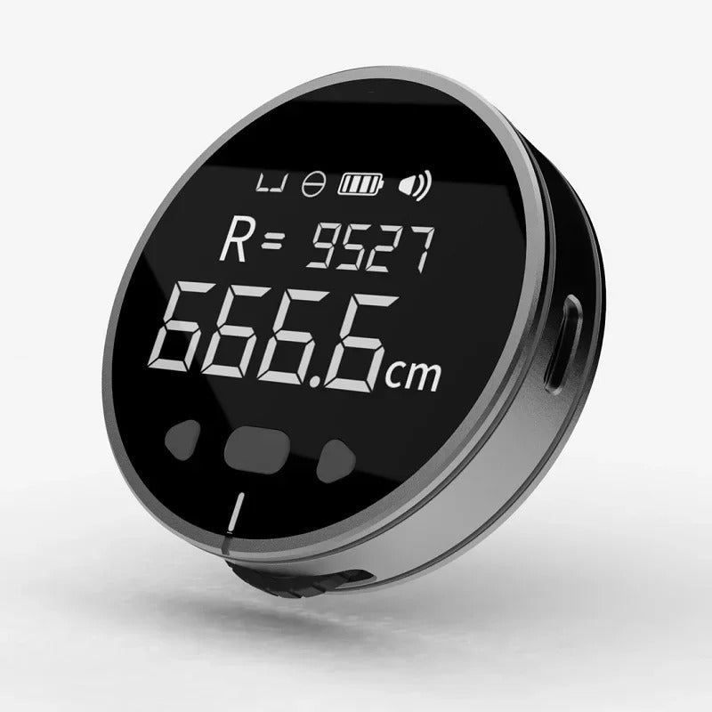 Electric Rolling Tape Measure - Digital Measuring Tape with HD LCD Screen and Rangefinder