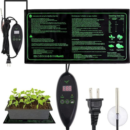 Electric Seedling Heat Mat Waterproof Heating Pad for Plants & Animals - Hydroponic Heating Pad for Seed Starting Greenhouse Rooting Germination
