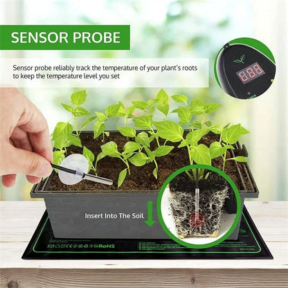Electric Seedling Heat Mat Waterproof Heating Pad for Plants & Animals - Hydroponic Heating Pad for Seed Starting Greenhouse Rooting Germination