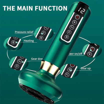 Electric Vacuum Cupping Massager - Detox Suction Massager Machine Tool for Relieving Full Body Pain