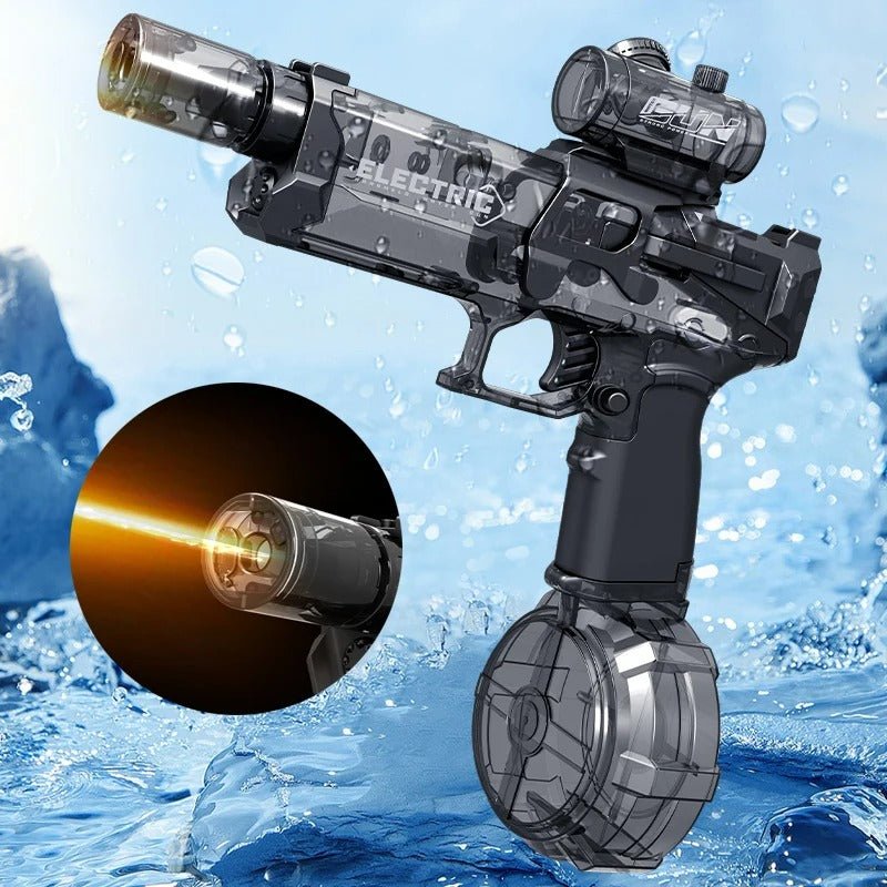 Electric Water Gun - Simulated Flame Sensor Light and Manual Power Unit