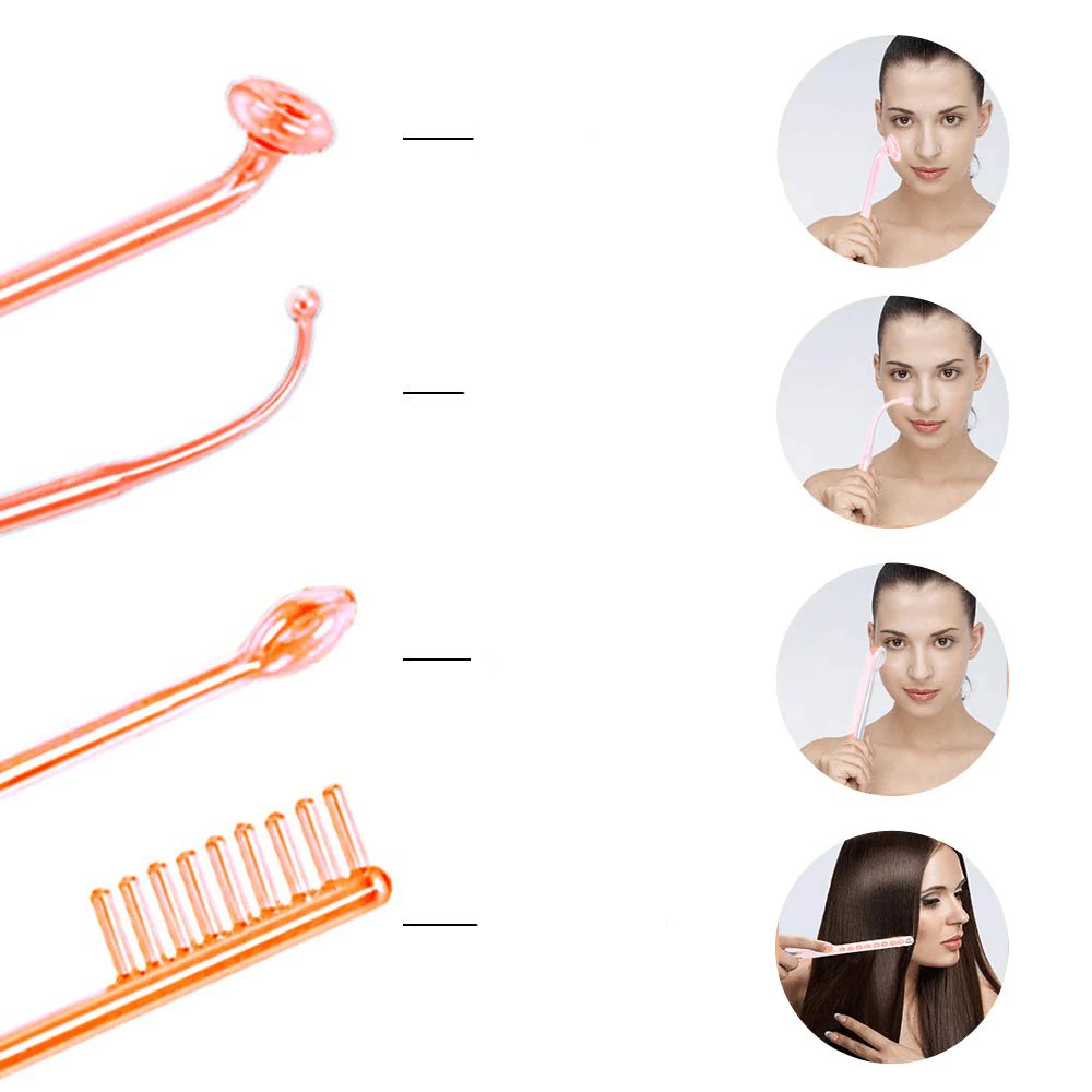 Electrode Wand Electrotherapy Glass Tube - Anti Aging – Brightening – Skin Tightening and Radiance