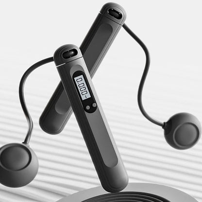 Electronic Jump Rope - Adjustable Anti-Tangle PVC Jump Rope for Men, Women, Kids - Indoor/Outdoor