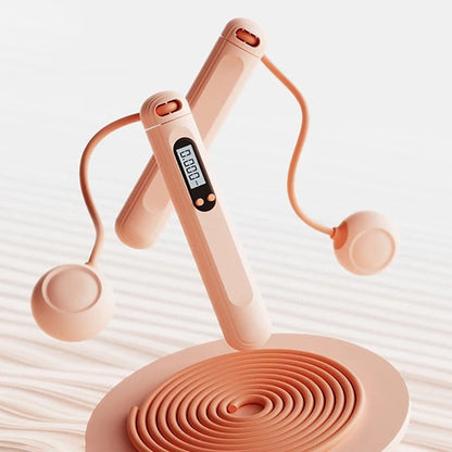 Electronic Jump Rope - Adjustable Anti-Tangle PVC Jump Rope for Men, Women, Kids - Indoor/Outdoor