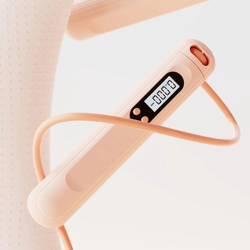 Electronic Jump Rope - Adjustable Anti-Tangle PVC Jump Rope for Men, Women, Kids - Indoor/Outdoor