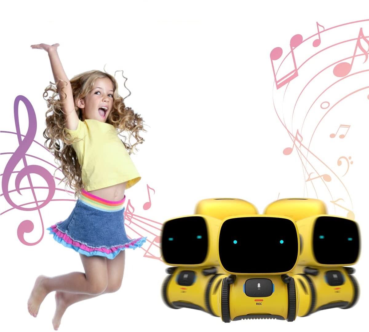 Emo Robot - Smart Robots Dance Voice Command Sensor for Boys and Girls of Age 3 and Up