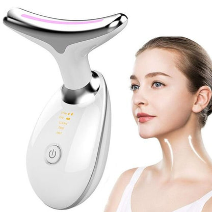 EMS Neck Face Beauty Device LED - Microcurrent Massager