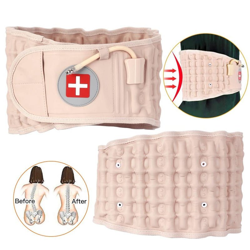 Ergo Back Pain Relief Belt - Traction Device Back Lumbar Corrector Lower Back Pain Relief for Herniated Disc