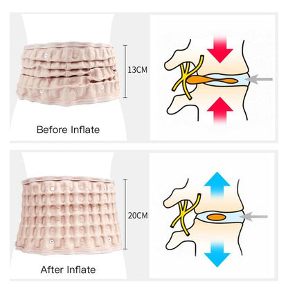 Ergo Back Pain Relief Belt - Traction Device Back Lumbar Corrector Lower Back Pain Relief for Herniated Disc