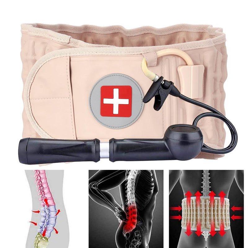 Ergo Back Pain Relief Belt - Traction Device Back Lumbar Corrector Lower Back Pain Relief for Herniated Disc