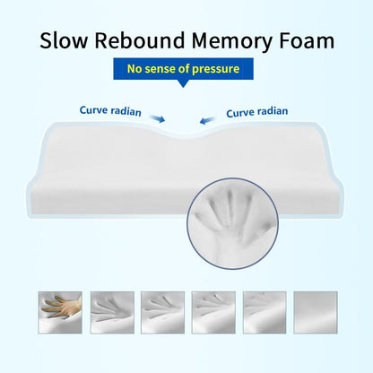 Ergonomic Memory Foam Cervical Neck Pillow