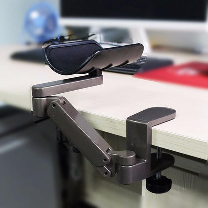 Ergonomic Rotating Forearm Desk Support - Ergonomic Arm Rest Support Extender for Desk Armrest Pad Rotating Elbow Rest Holder, Extendable & Adjustable