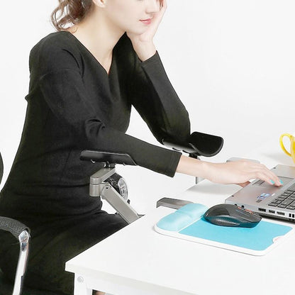 Ergonomic Rotating Forearm Desk Support - Ergonomic Arm Rest Support Extender for Desk Armrest Pad Rotating Elbow Rest Holder, Extendable & Adjustable