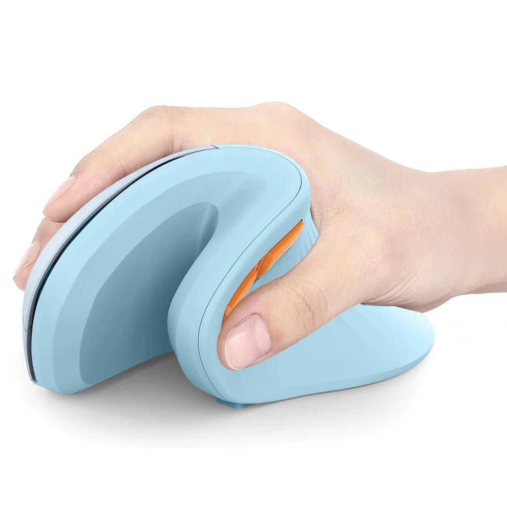 Ergonomic Vertical Mouse with Jiggler – Wireless Bluetooth & USB Dual-Mode Mouse for PC, Laptop, Mac & Windows