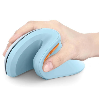 Ergonomic Vertical Mouse with Jiggler – Wireless Bluetooth & USB Dual-Mode Mouse for PC, Laptop, Mac & Windows