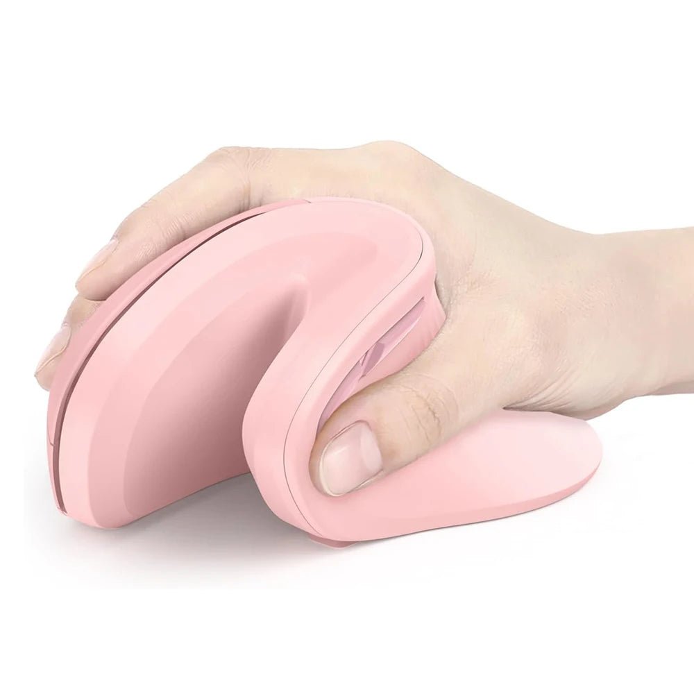 Ergonomic Vertical Mouse with Jiggler – Wireless Bluetooth & USB Dual-Mode Mouse for PC, Laptop, Mac & Windows