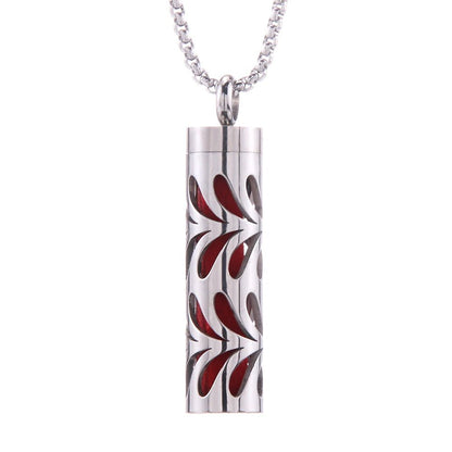 Essential Oil Diffuser Necklace – Stylish Aromatherapy Pendant with Stainless Steel Open Locket for Long-Lasting Scent