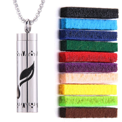 Essential Oil Diffuser Necklace – Stylish Aromatherapy Pendant with Stainless Steel Open Locket for Long-Lasting Scent