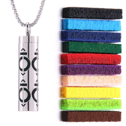 Essential Oil Diffuser Necklace – Stylish Aromatherapy Pendant with Stainless Steel Open Locket for Long-Lasting Scent