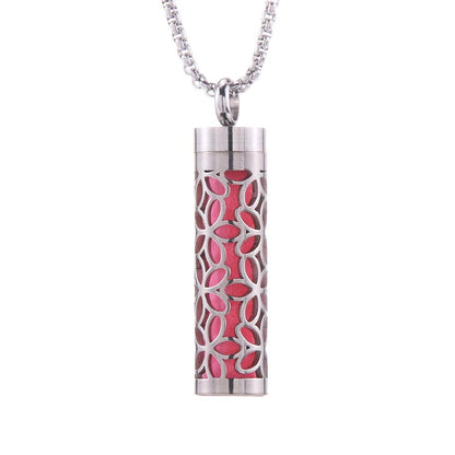 Essential Oil Diffuser Necklace – Stylish Aromatherapy Pendant with Stainless Steel Open Locket for Long-Lasting Scent