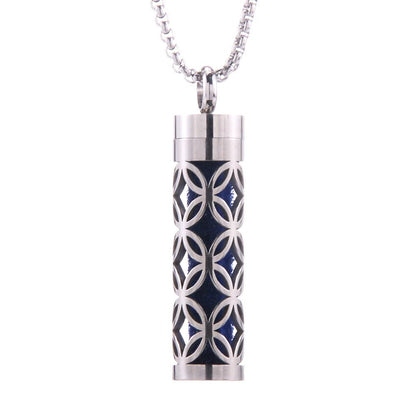 Essential Oil Diffuser Necklace – Stylish Aromatherapy Pendant with Stainless Steel Open Locket for Long-Lasting Scent
