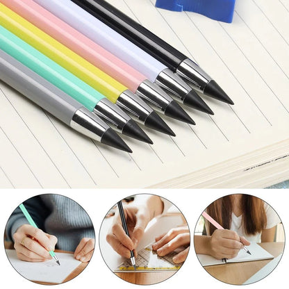 Eternal Pencil - Everlasting Infinity Pencil with Eraser for Writing, Sketch, Drawing