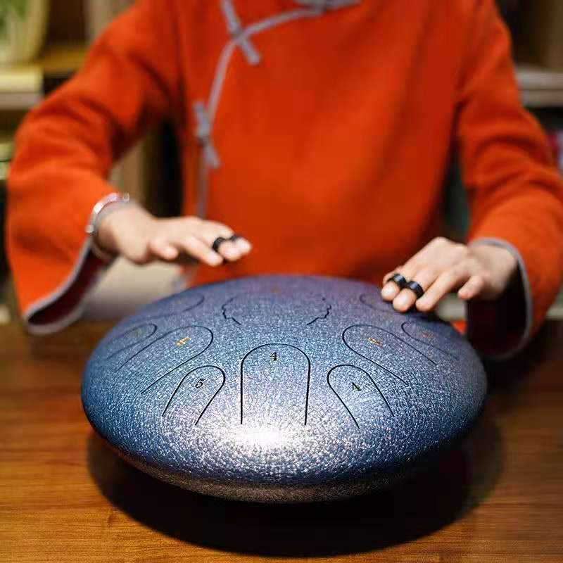 Ethereal Steel Tongue Drum – 11 Tunes of Calm in a 6-Inch Frame