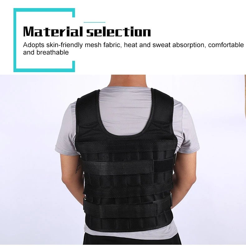 Exercise Weight Vest - 30KG Adjustable Exercise Loading Weight Vest for Fitness Training