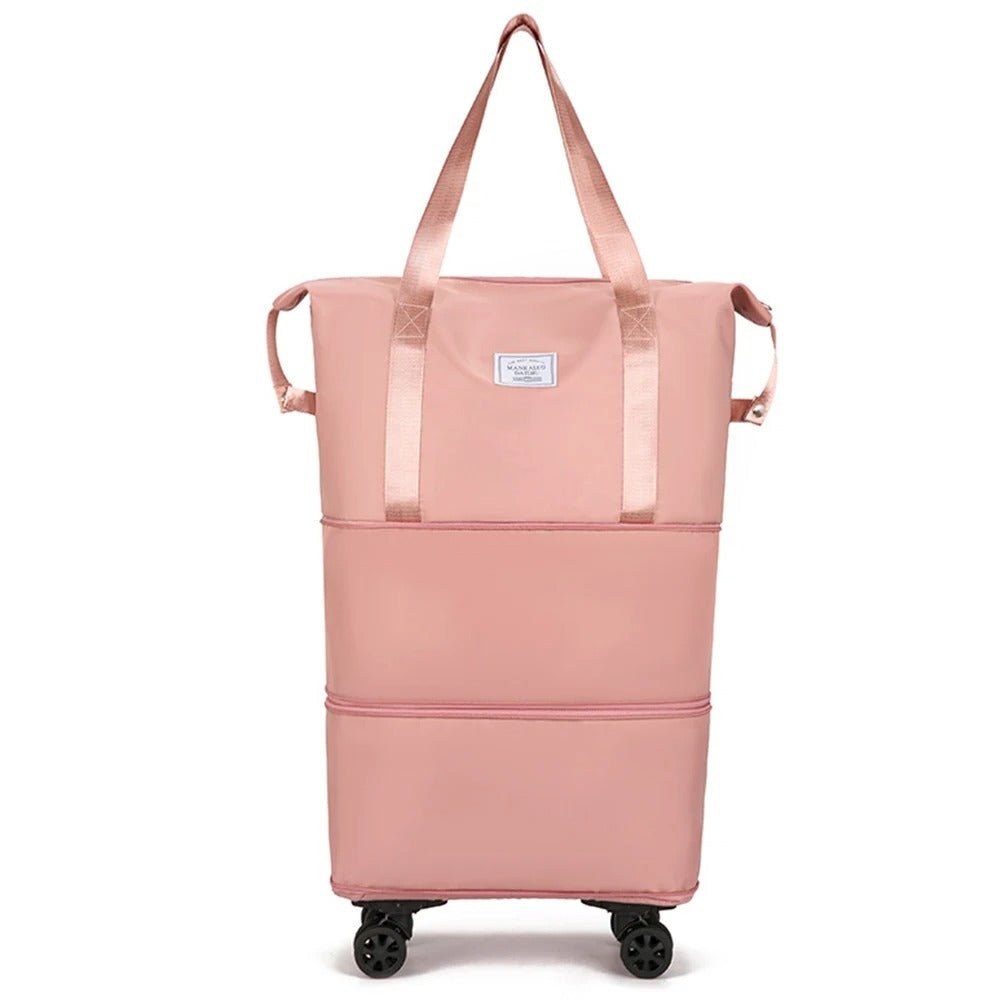 Rolling Expandable Luggage Bag - Travel Bag Lightweight Suitcase for Men and Women