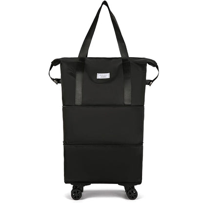 Rolling Expandable Luggage Bag - Travel Bag Lightweight Suitcase for Men and Women
