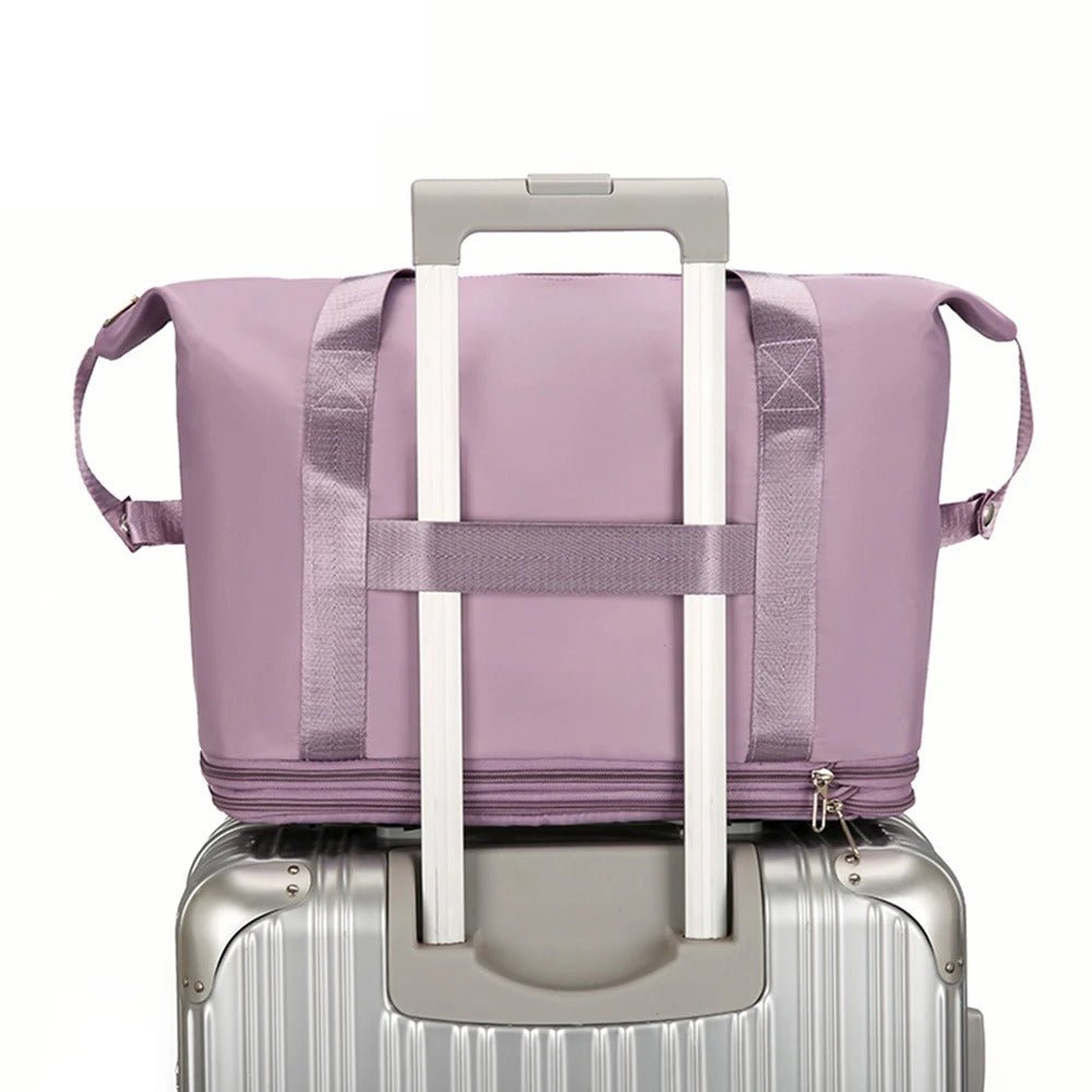 Rolling Expandable Luggage Bag - Travel Bag Lightweight Suitcase for Men and Women