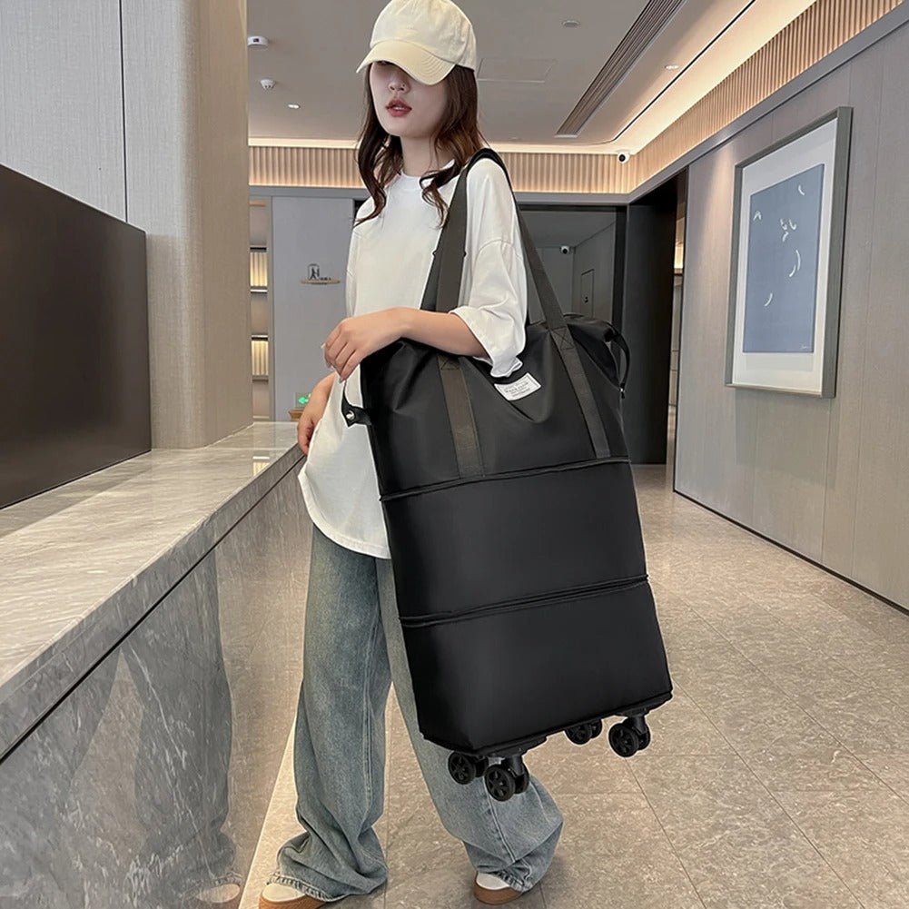 Rolling Expandable Luggage Bag - Travel Bag Lightweight Suitcase for Men and Women