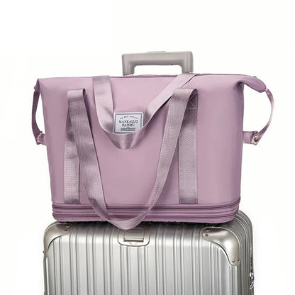 Rolling Expandable Luggage Bag - Travel Bag Lightweight Suitcase for Men and Women