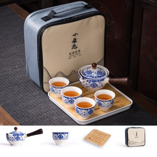 Exquisite Rotating Teapot Premium Set