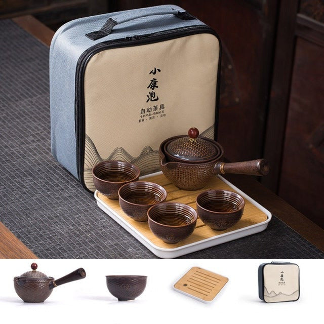Exquisite Rotating Teapot Premium Set