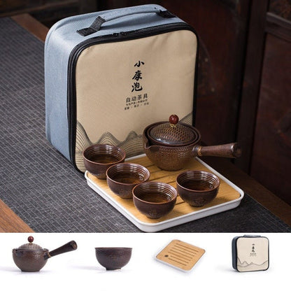 Exquisite Rotating Teapot Premium Set