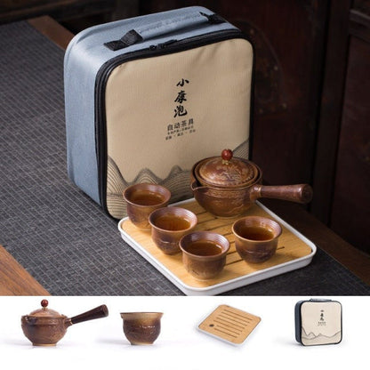 Exquisite Rotating Teapot Premium Set