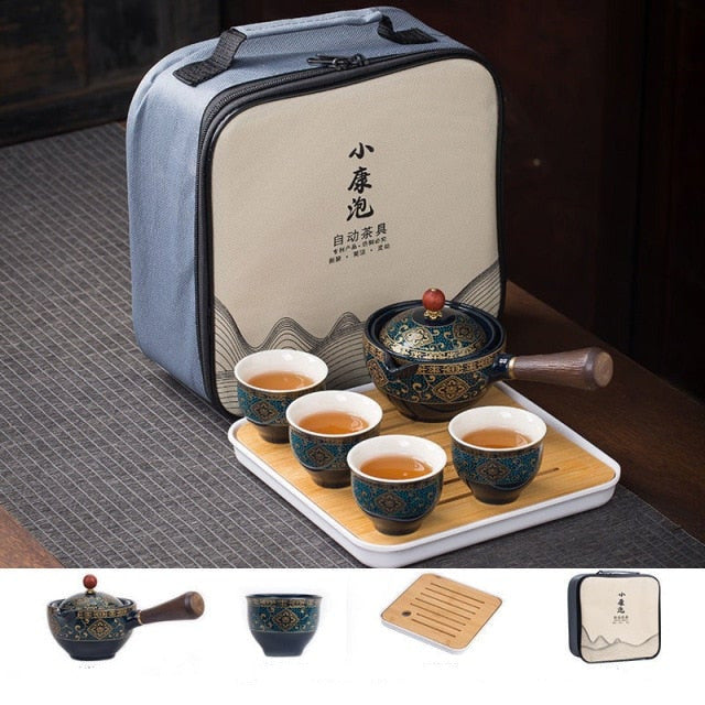 Exquisite Rotating Teapot Premium Set