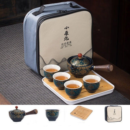 Exquisite Rotating Teapot Premium Set