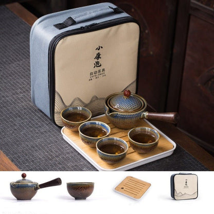 Exquisite Rotating Teapot Premium Set