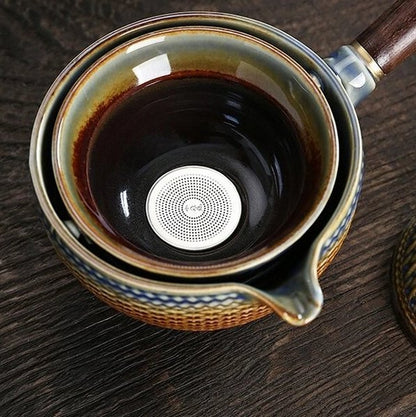 Exquisite Rotating Teapot Premium Set