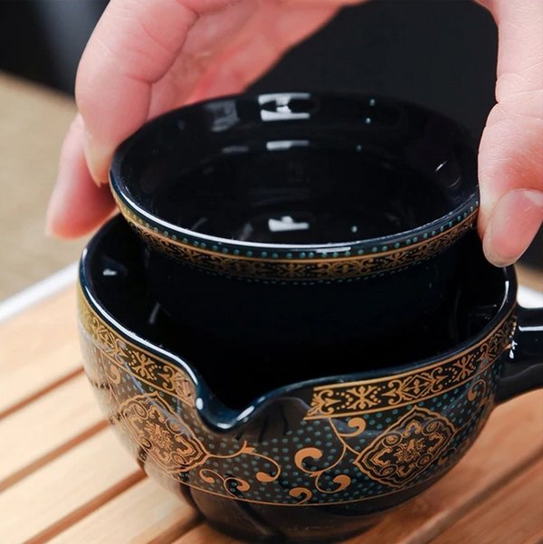 Exquisite Rotating Teapot Premium Set