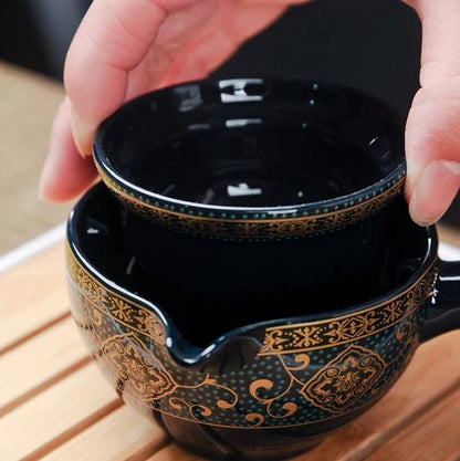 Exquisite Rotating Teapot Premium Set
