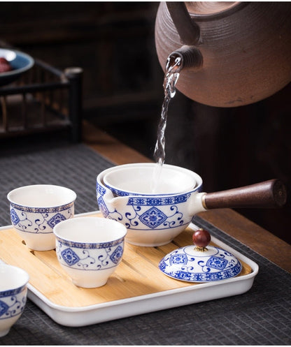 Exquisite Rotating Teapot Premium Set
