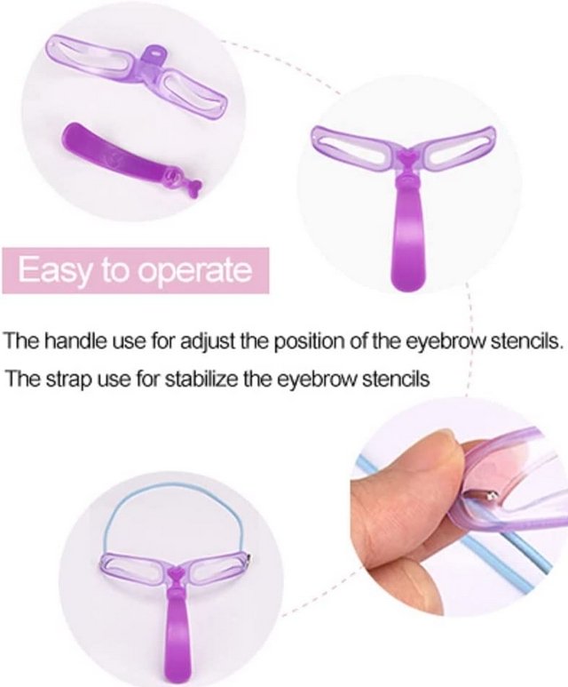 Eyebrow Stamp Stencil