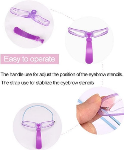 Eyebrow Stamp Stencil
