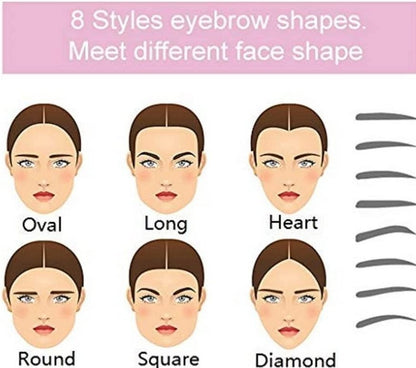 Eyebrow Stamp Stencil